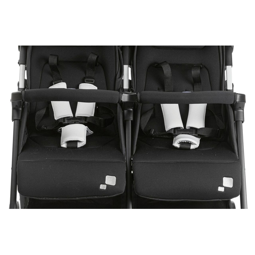 Chicco - Sportska kolica za blizance OHLALA TWIN Black Night crna