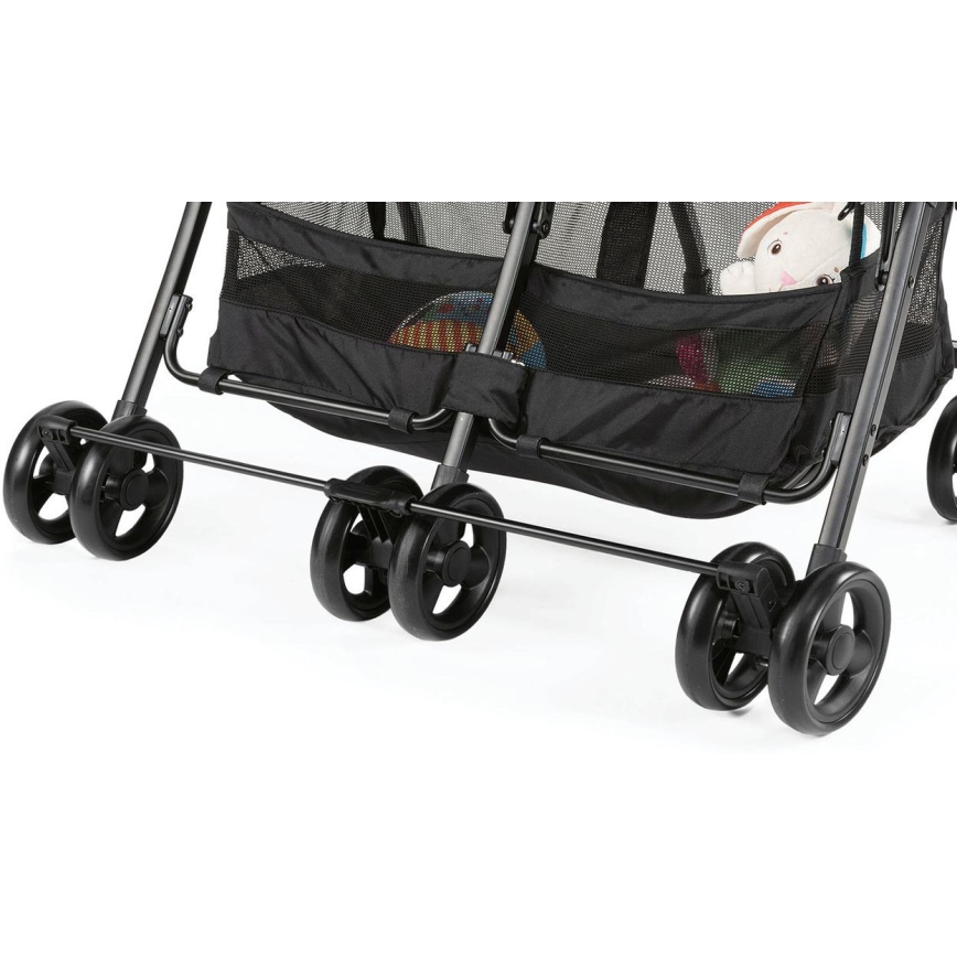 Chicco - Sportska kolica za blizance OHLALA TWIN Black Night crna