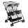 Chicco - Sportska kolica za blizance OHLALA TWIN Silver Cat srebrna