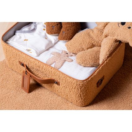 Childhome - Dječji putni kofer TEDDY smeđa