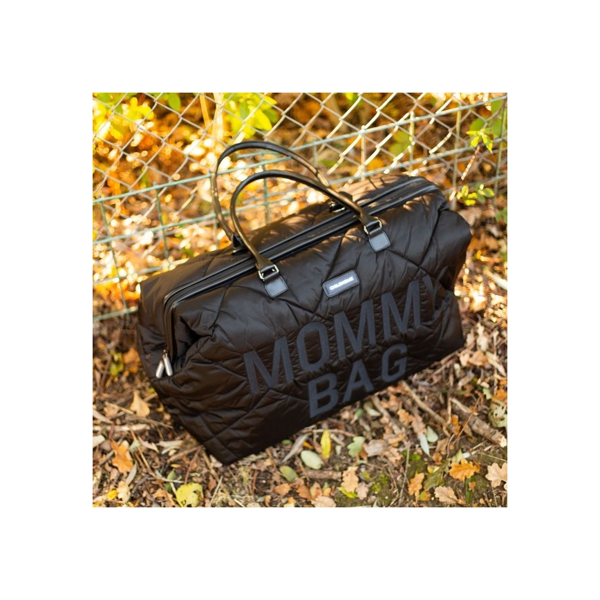 Childhome - Torba za presvlačenje MOMMY BAG PUFFERED crna