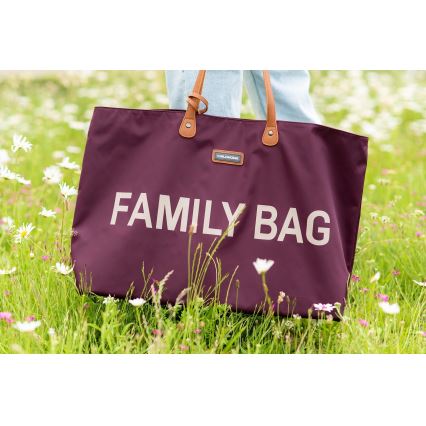 Childhome - Putna torba FAMILY BAG vinsko crvena