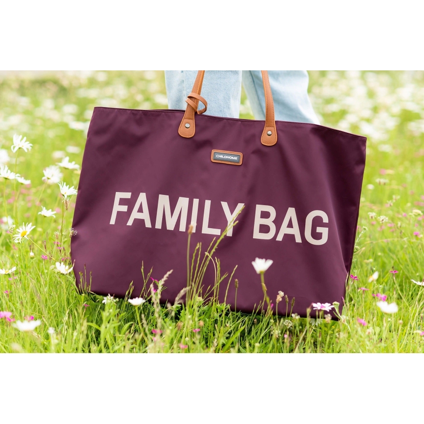 Childhome - Putna torba FAMILY BAG vinsko crvena