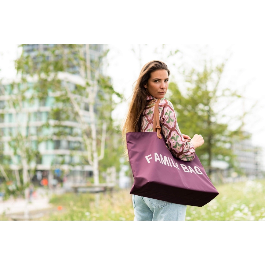 Childhome - Putna torba FAMILY BAG vinsko crvena