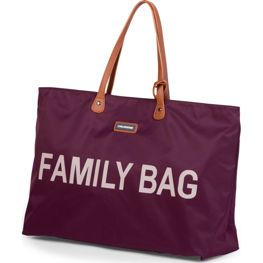 Childhome - Putna torba FAMILY BAG vinsko crvena