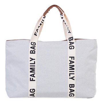 Childhome - Putna torba FAMILY BAG CANVAS bijela