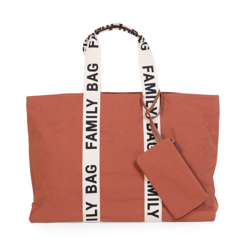 Childhome - Putna torba FAMILY BAG CANVAS narančasta