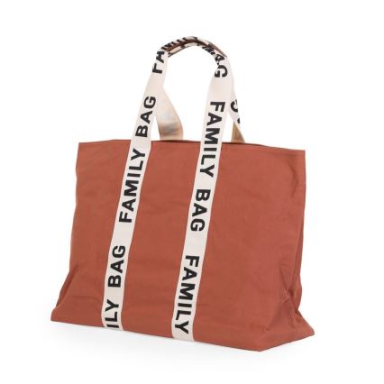 Childhome - Putna torba FAMILY BAG CANVAS narančasta