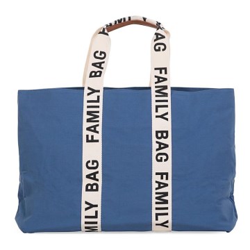 Childhome - Putna torba FAMILY BAG CANVAS plava