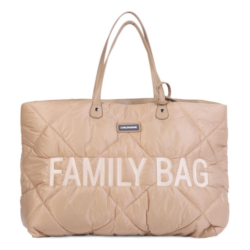 Childhome - Putna torba FAMILY BAG PUFFERED krem