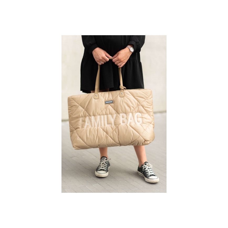 Childhome - Putna torba FAMILY BAG PUFFERED krem