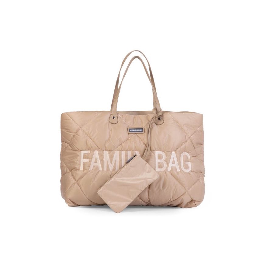 Childhome - Putna torba FAMILY BAG PUFFERED krem