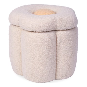 Childhome - Tabure FLOWER pr. 35 cm krem