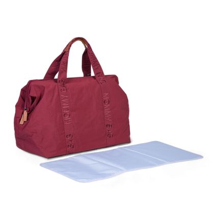 Childhome - Torba za prematanje MOMMY BAG crvena
