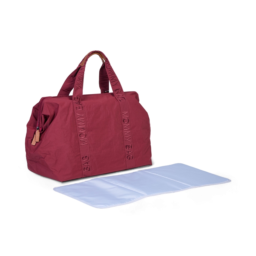 Childhome - Torba za prematanje MOMMY BAG crvena