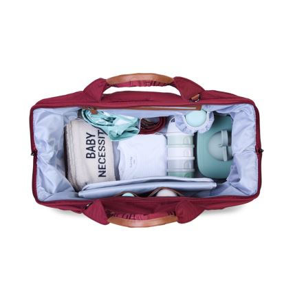 Childhome - Torba za prematanje MOMMY BAG crvena
