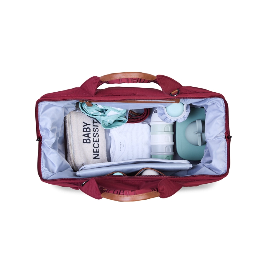 Childhome - Torba za prematanje MOMMY BAG crvena