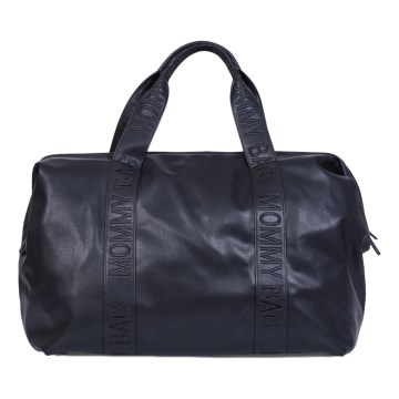 Childhome - Torba za prematanje MOMMY BAG LEATHER crna