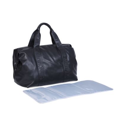 Childhome - Torba za prematanje MOMMY BAG LEATHER crna