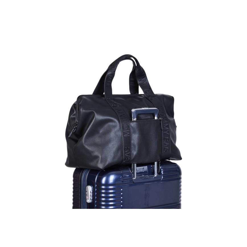 Childhome - Torba za prematanje MOMMY BAG LEATHER crna