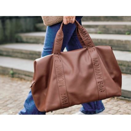Childhome - Torba za prematanje MOMMY BAG LEATHER smeđa