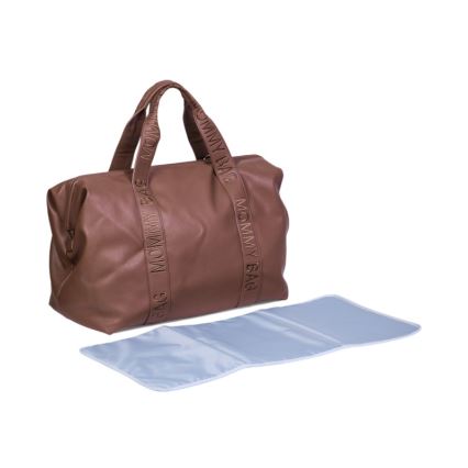 Childhome - Torba za prematanje MOMMY BAG LEATHER smeđa