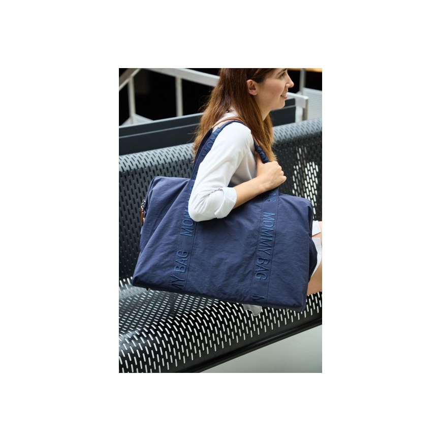 Childhome - Torba za prematanje MOMMY BAG plava
