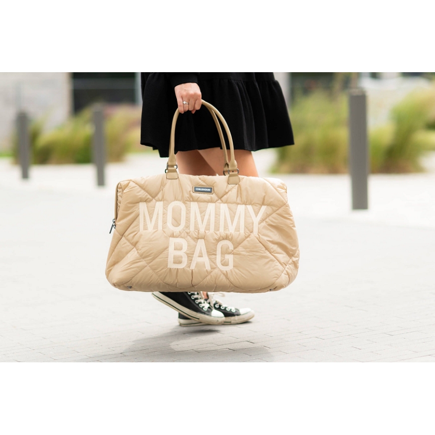 Childhome - Torba za prematanje MOMMY BAG PUFFERED bež