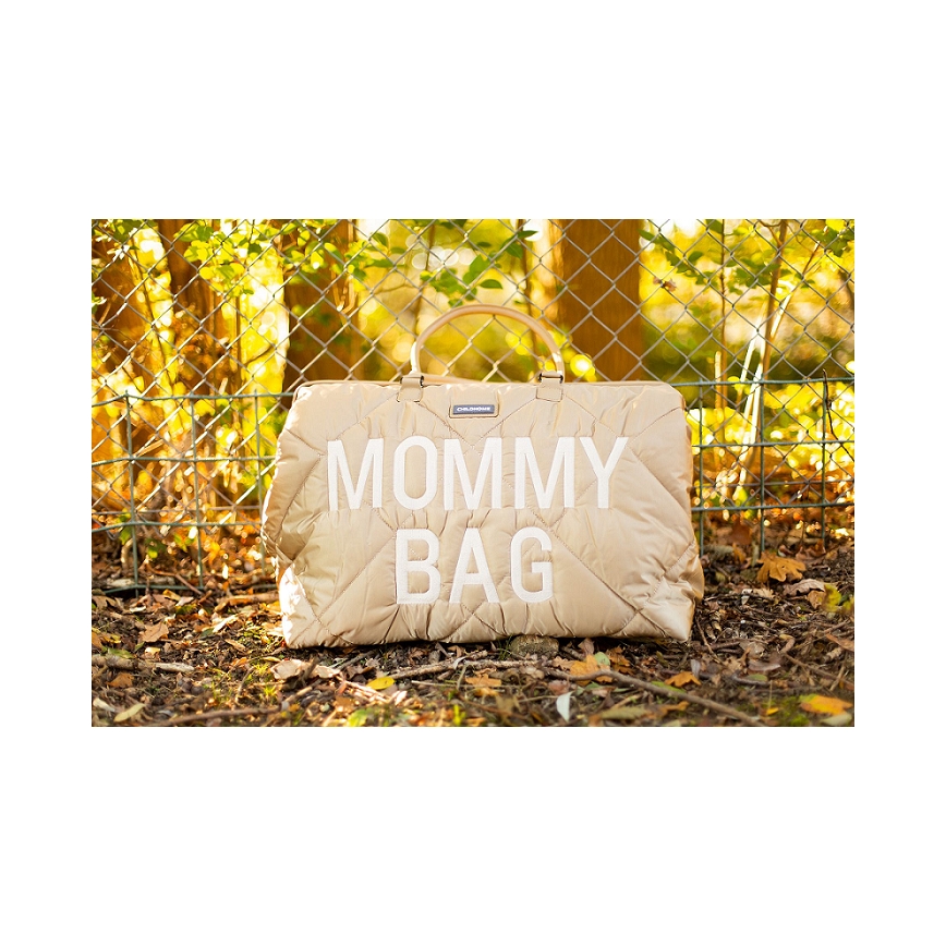 Childhome - Torba za prematanje MOMMY BAG PUFFERED bež