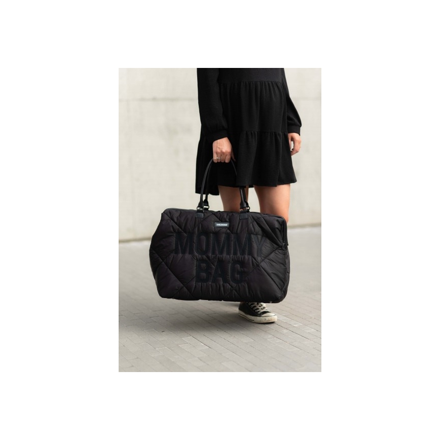 Childhome - Torba za prematanje MOMMY BAG PUFFERED crna