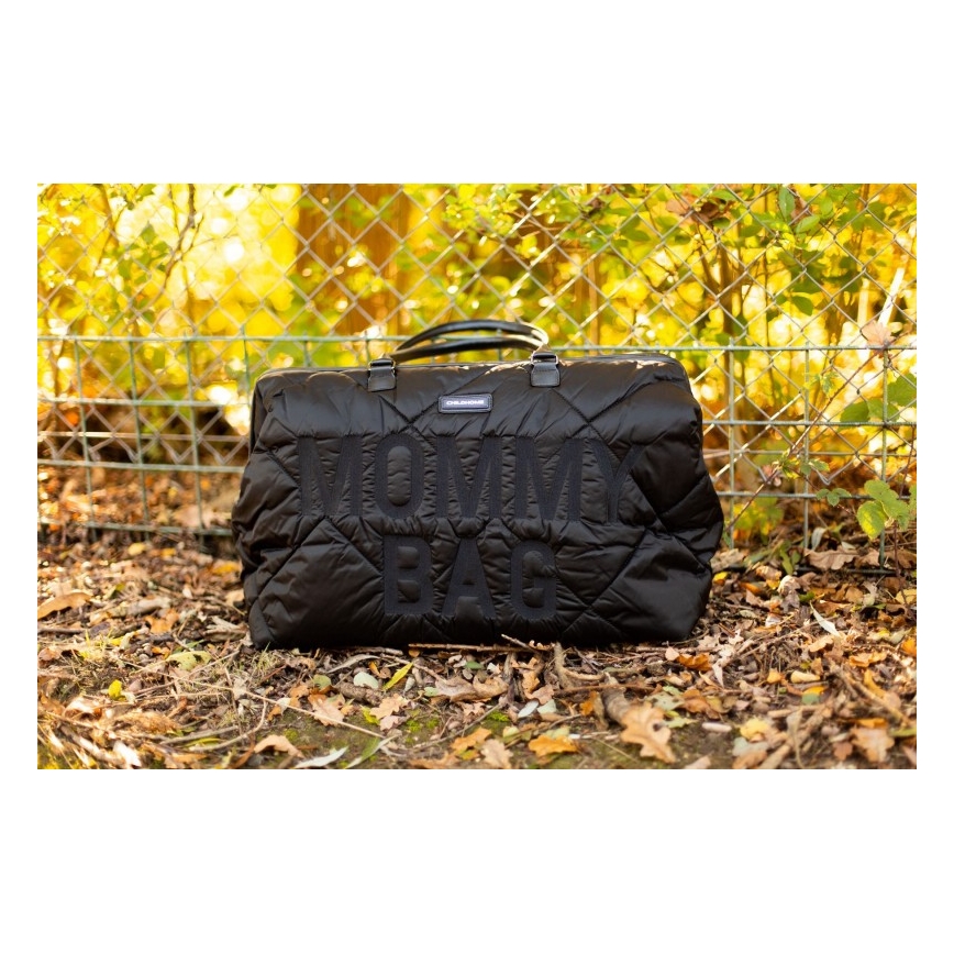Childhome - Torba za prematanje MOMMY BAG PUFFERED crna