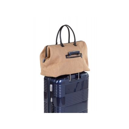Childhome - Torba za prematanje MOMMY BAG RAFFIA LOOK bež