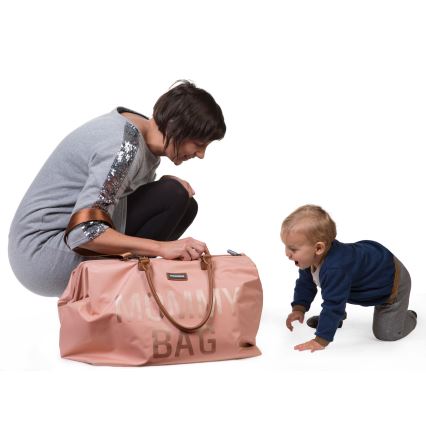 Childhome - Torba za prematanje MOMMY BAG ružičasta