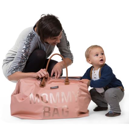 Childhome - Torba za prematanje MOMMY BAG ružičasta