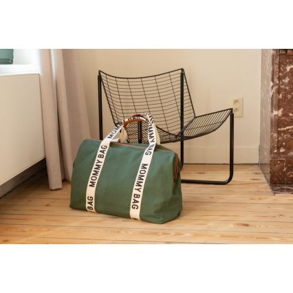 Childhome - Torba za prematanje MOMMY BAG zelena