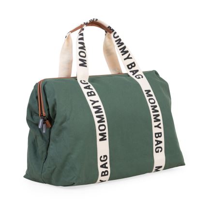 Childhome - Torba za prematanje MOMMY BAG zelena