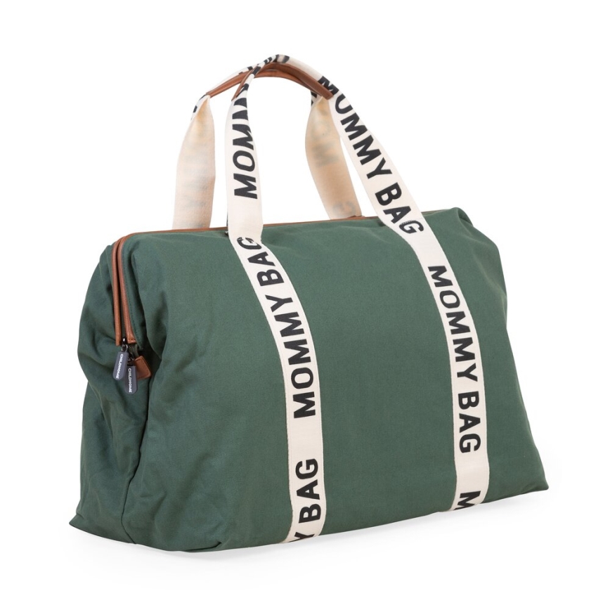 Childhome - Torba za prematanje MOMMY BAG zelena