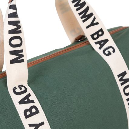 Childhome - Torba za prematanje MOMMY BAG zelena