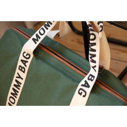Childhome - Torba za prematanje MOMMY BAG zelena