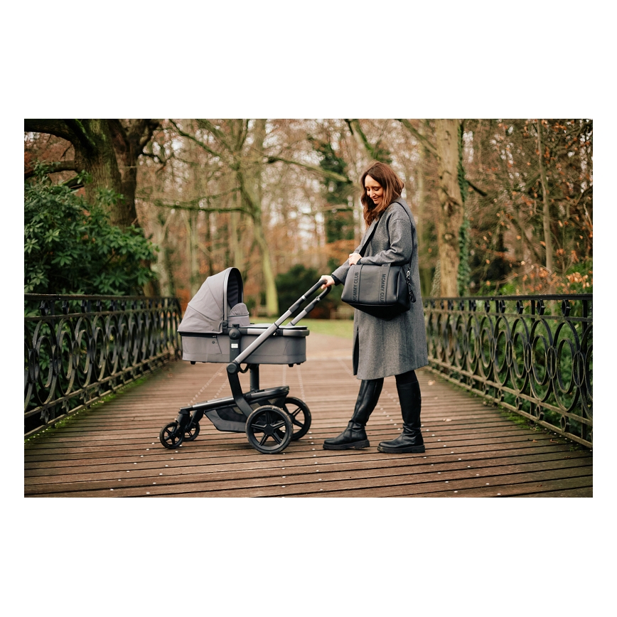 Childhome - Torba za prematanje MOMMY CLUB crna