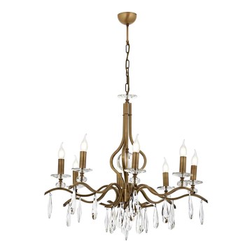 CLASSIC 8xE14/40W/230V luster na lance, bronz