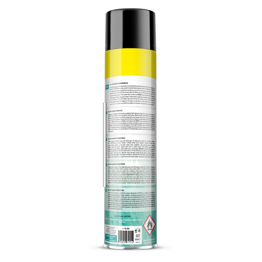 CLEAN IT CL-104 - Komprimirani plin za čišćenje elektroničkih uređaja 600 ml