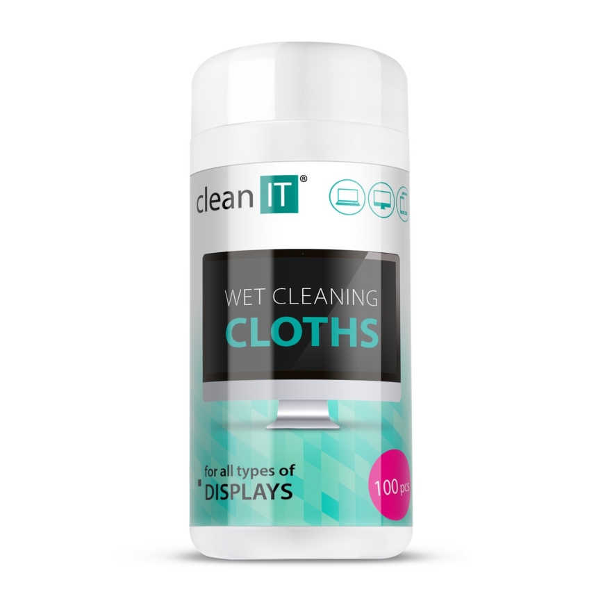 CLEAN IT CL-141 - Vlažne maramice za čišćenje zaslona 100 kom