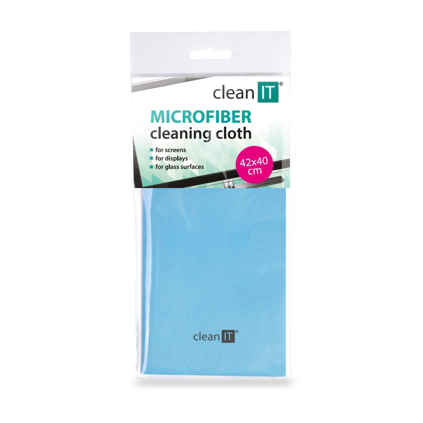 CLEAN IT CL-700 - Krpa za čišćenje od mikrovlakana 40x42 cm plava