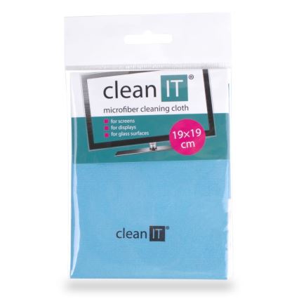 CLEAN IT CL-710 - Krpa za čišćenje od mikrovlakana 19x19 cm plava