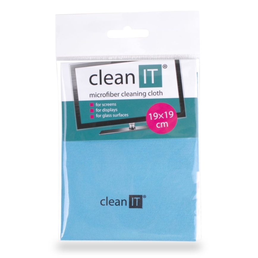 CLEAN IT CL-710 - Krpa za čišćenje od mikrovlakana 19x19 cm plava