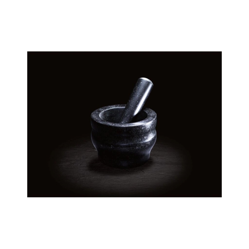 Cole&Mason - Granitni tarionik s tučkom GRANITE pr. 14 cm granit/crna