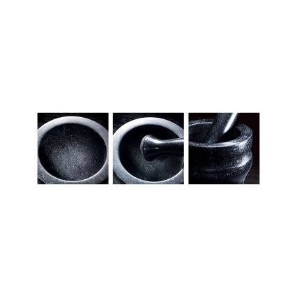Cole&Mason - Granitni tarionik s tučkom GRANITE pr. 14 cm granit/crna