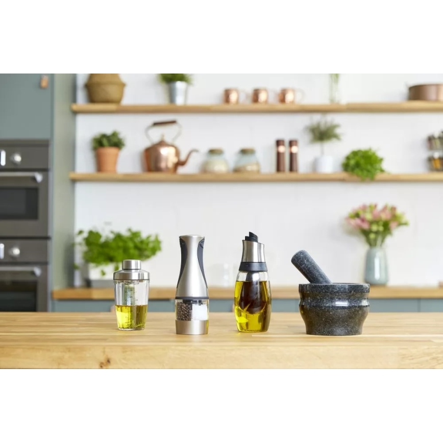 Cole&Mason - Granitni tučak s tučkom GRANITE promjera 18 cm granit/crna