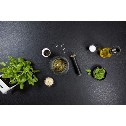 Cole&Mason - Granitni tučak s tučkom GRANITE promjera 18 cm granit/crna